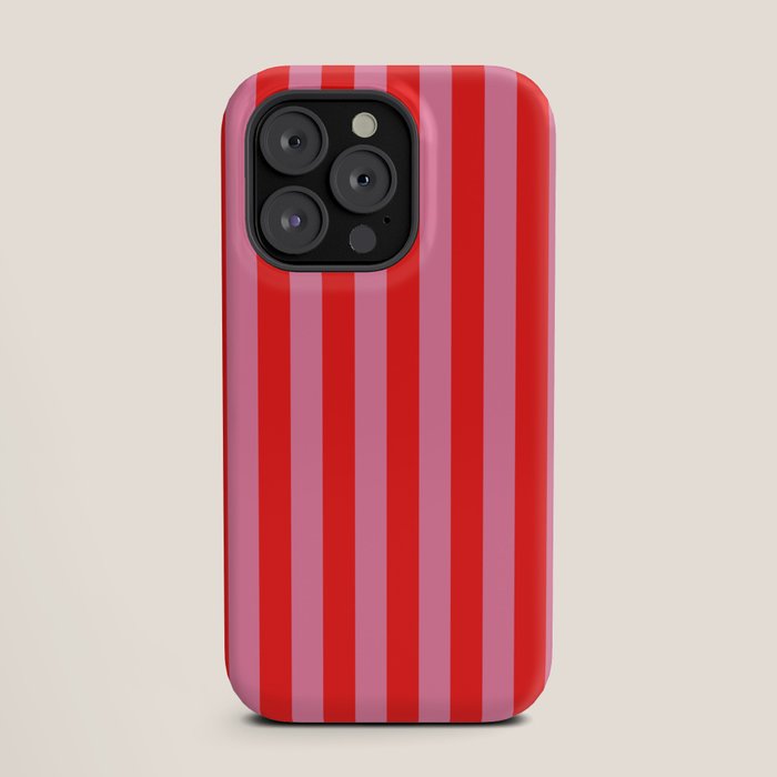 bougie pink red stripe iPhone Case Gallery Image 19