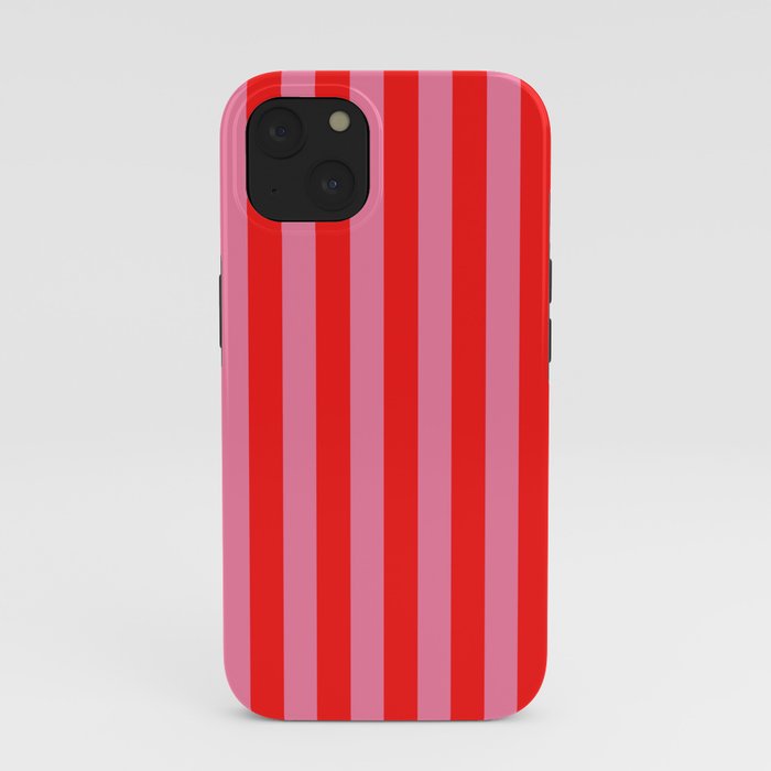 bougie pink red stripe iPhone Case Gallery Image 37