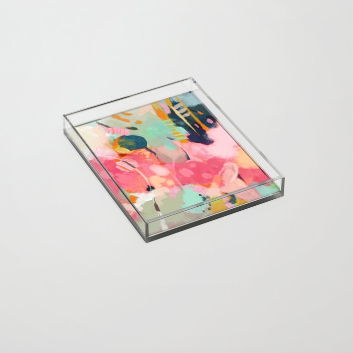 spring moon earth garden Acrylic Tray Gallery Image 2