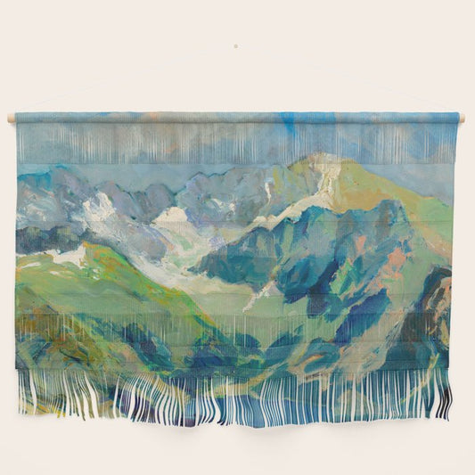 Mountain Landscape Oil Painting Wall Hanging Gallery Image 2