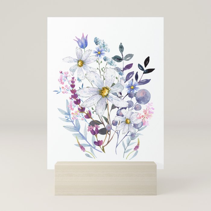 Wildflowers V Mini Art Print Gallery Image 5