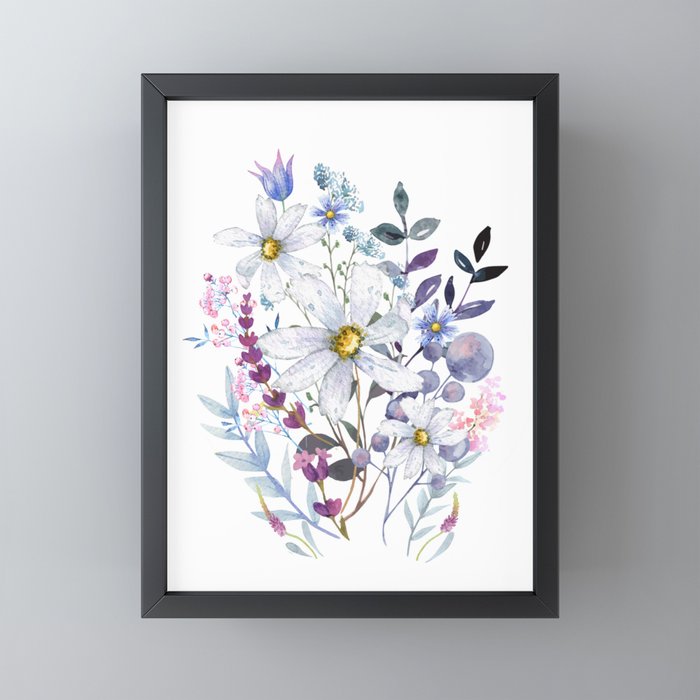 Wildflowers V Mini Art Print Gallery Image 3