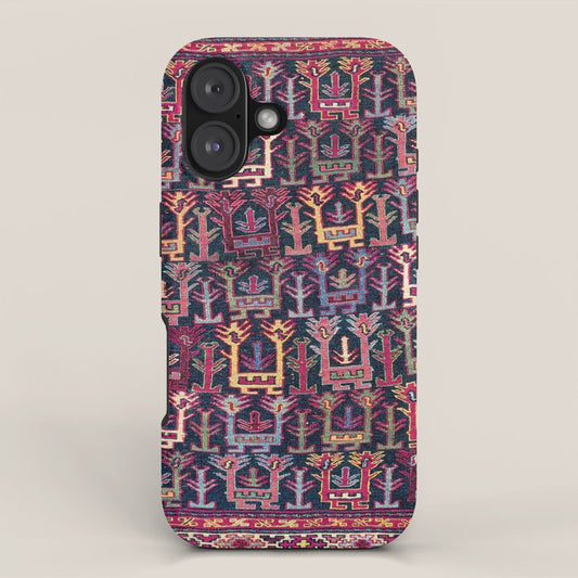 Khamseh Shahsavan Sumakh Azerbaijan Persian Tribal Bag Print iPhone Case Gallery Image 1