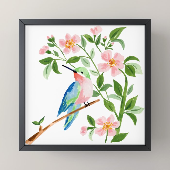 Hummingbird Mini Art Print Gallery Image 3