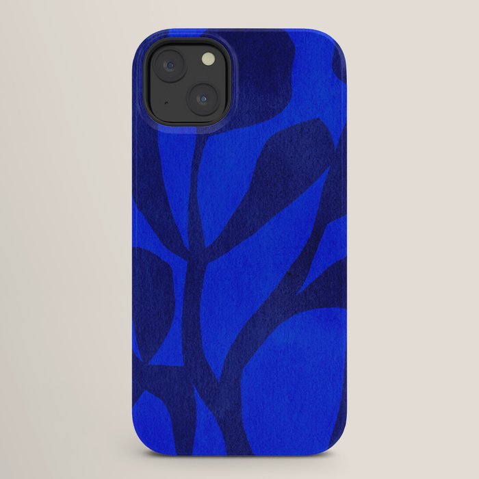 Abstract botanical- blue garden iPhone Case Gallery Image 26