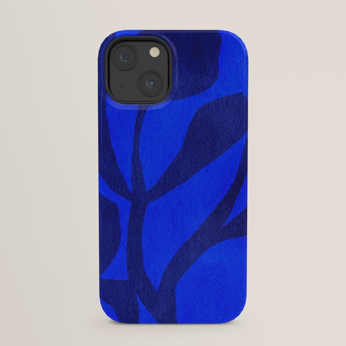 Abstract botanical- blue garden iPhone Case Gallery Image 21