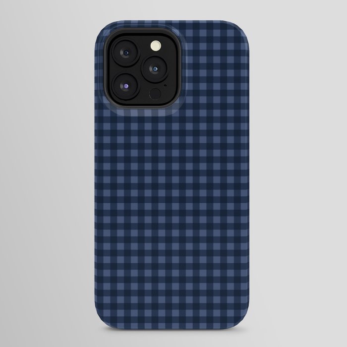 Gingham Plaid Pattern - Navy Blue iPhone Case Gallery Image 32