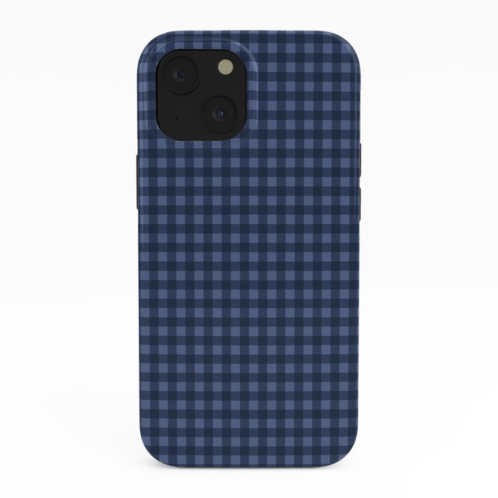 Gingham Plaid Pattern - Navy Blue iPhone Case Gallery Image 38
