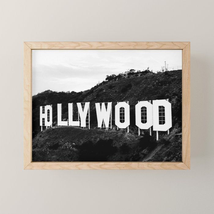 Hollywood Hills Mini Art Print Gallery Image 1