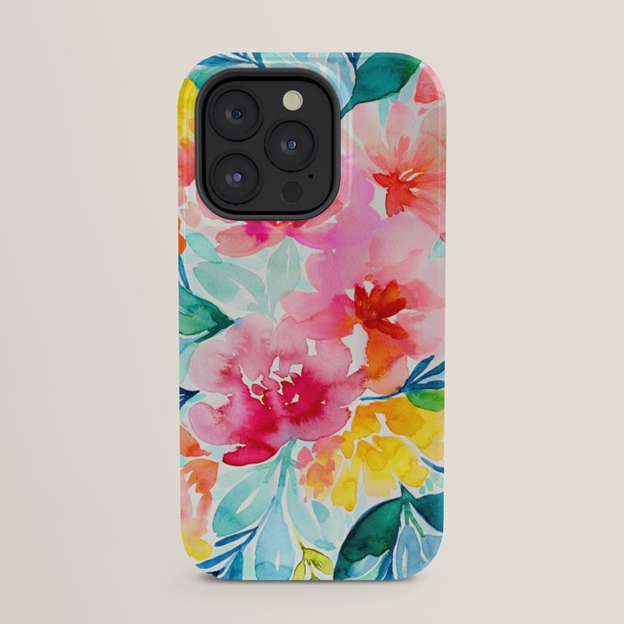 Neon Floral iPhone Case Gallery Image 23