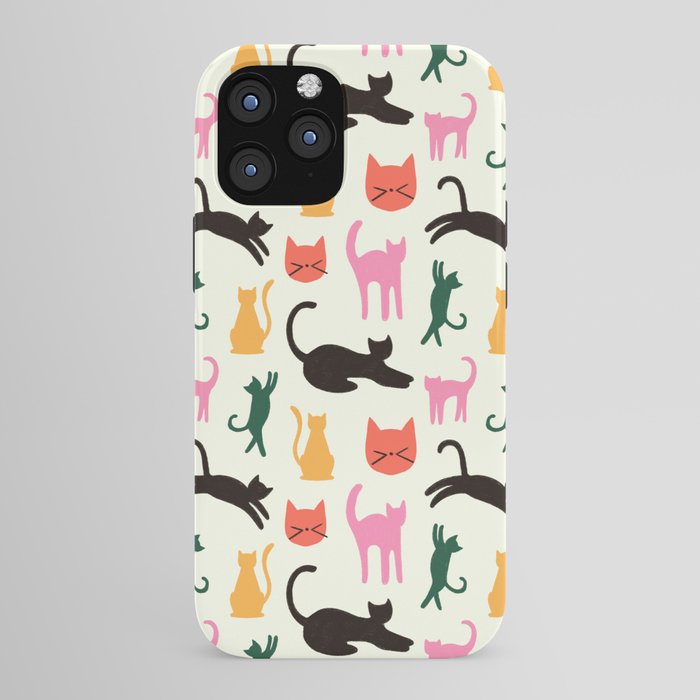 Colorful Cats Pattern iPhone Case Gallery Image 43