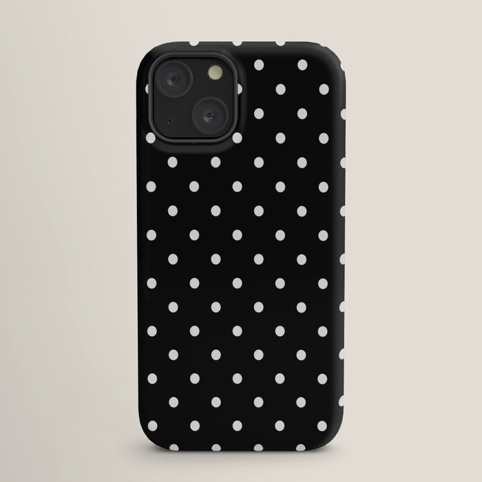 Black and White Polka Dots iPhone Case Gallery Image 17