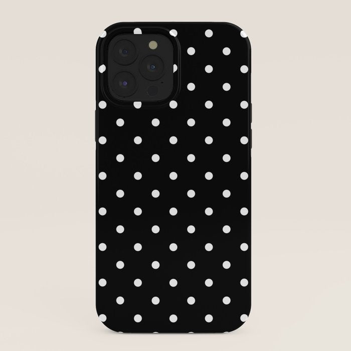 Black and White Polka Dots iPhone Case Gallery Image 40