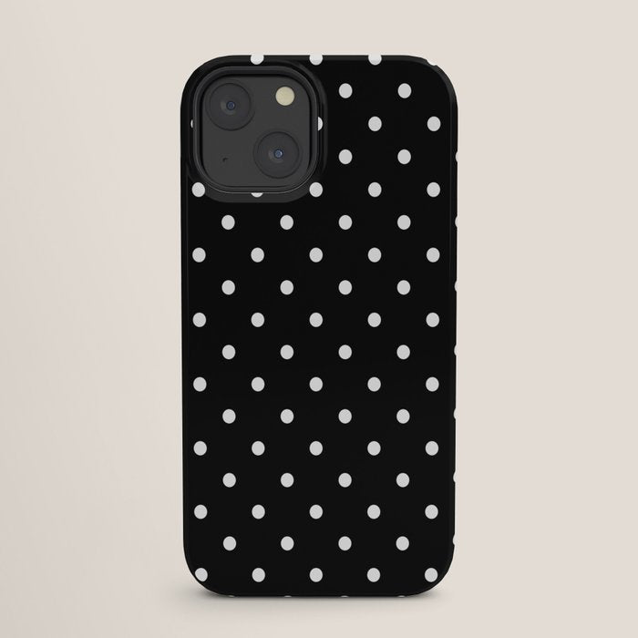 Black and White Polka Dots iPhone Case Gallery Image 25