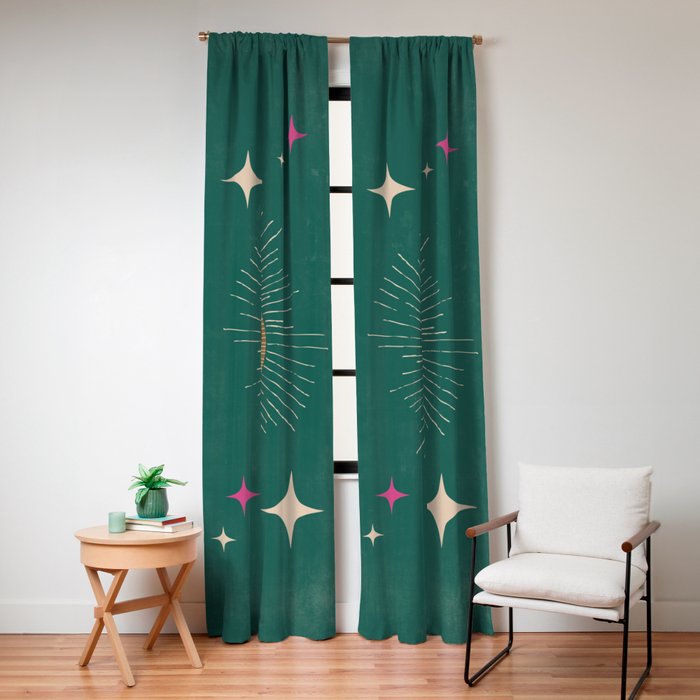 Slither - Green Window Curtain Gallery Image 4