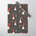Cute Christmas Elves Wrapping Paper Gallery Image 1