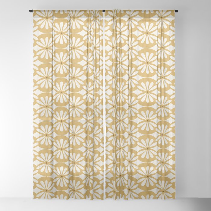 Solstice Boho Geometric Goldenrod Window Curtain Gallery Image 22