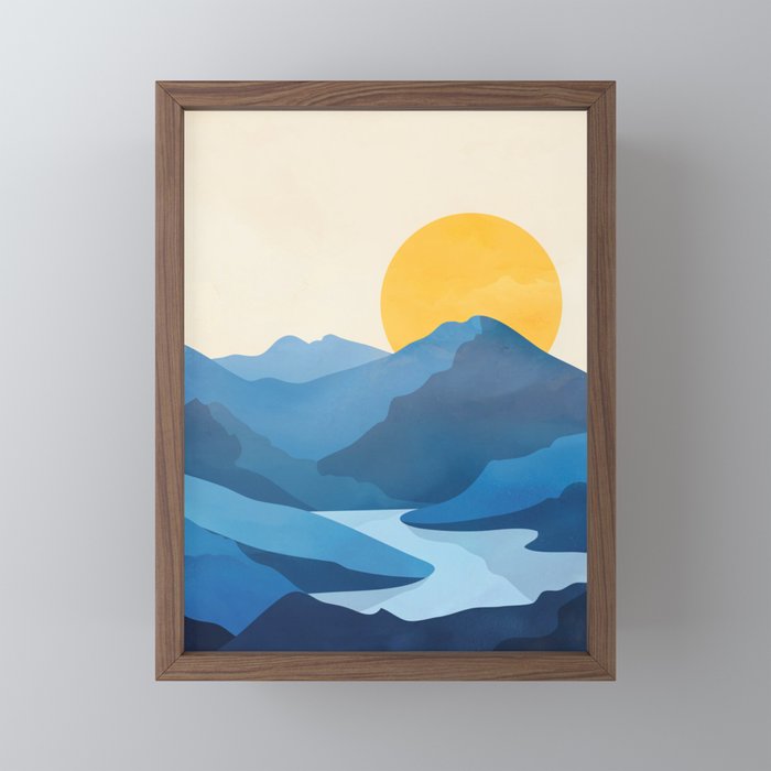 Minimalistic Landscape 10 Mini Art Print Gallery Image 2
