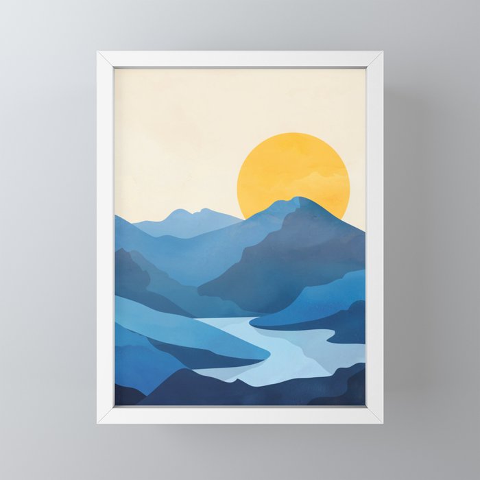 Minimalistic Landscape 10 Mini Art Print Gallery Image 4