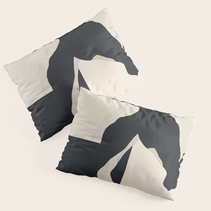 Abstract Minimal Horse 5 Pillow Sham Gallery Image 3