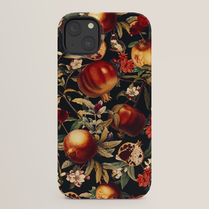 Pomegranate Garden II - Night iPhone Case Gallery Image 30