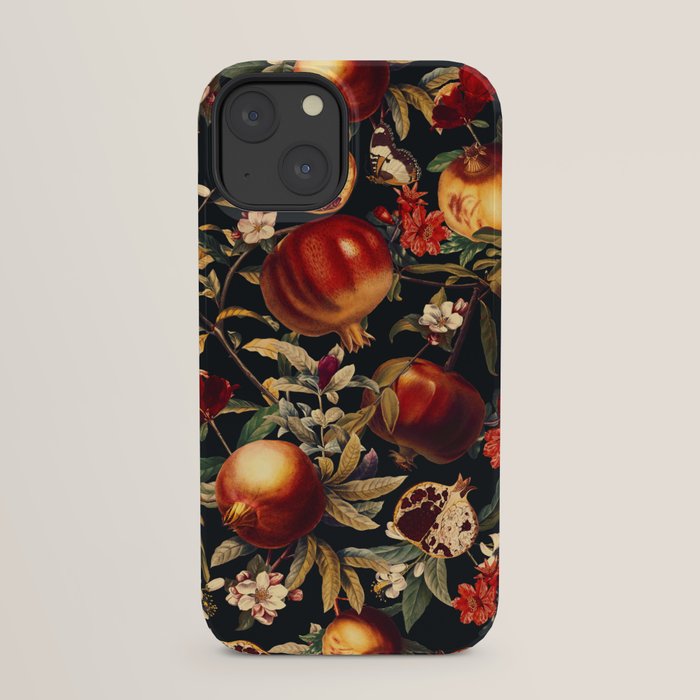 Pomegranate Garden II - Night iPhone Case Gallery Image 29