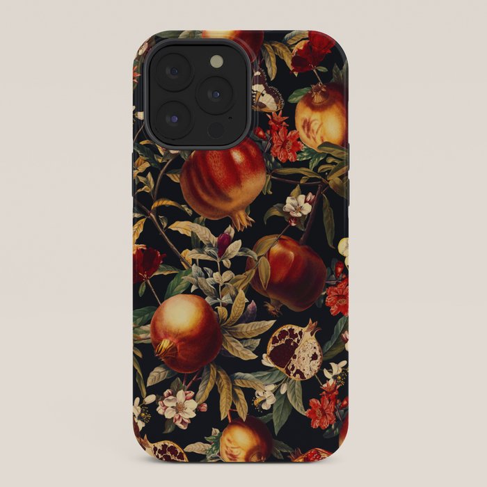 Pomegranate Garden II - Night iPhone Case Gallery Image 36