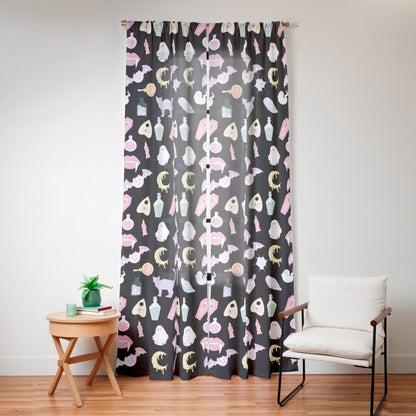 Pastel Goth Window Curtain Gallery Image 16