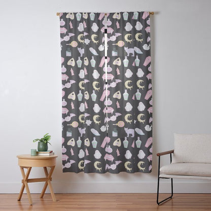 Pastel Goth Window Curtain Gallery Image 9
