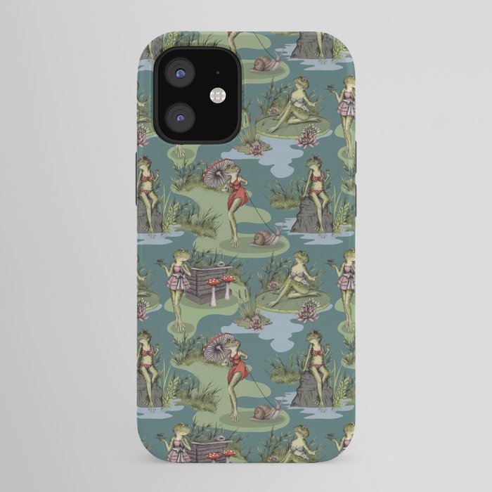 Vintage Pin-Up Girl Frogs iPhone Case Gallery Image 41