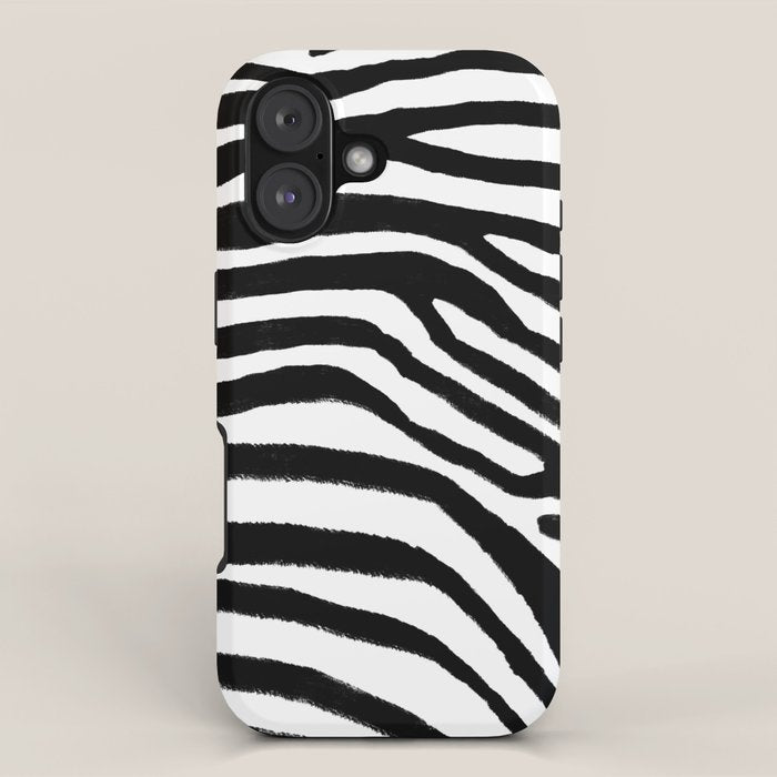 Zebra Stripes Pattern iPhone Case Gallery Image 1