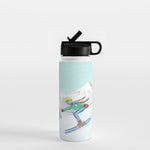 Skiing Girl Water Bottle Gallery Image 1