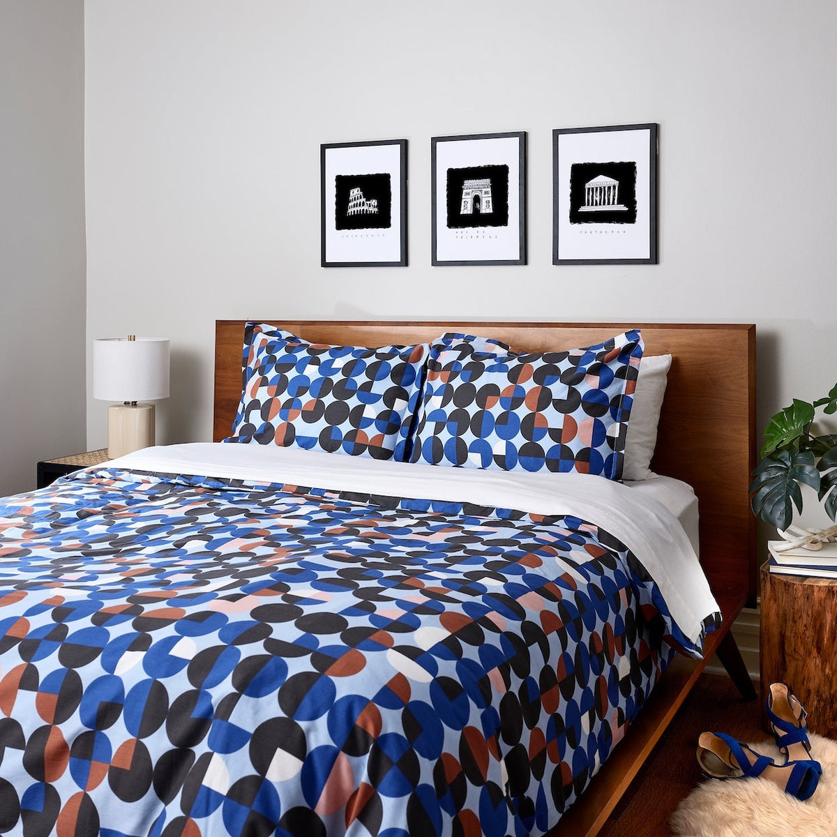 Midnight Sky Elegance Brushed Cotton Duvet Cover Set