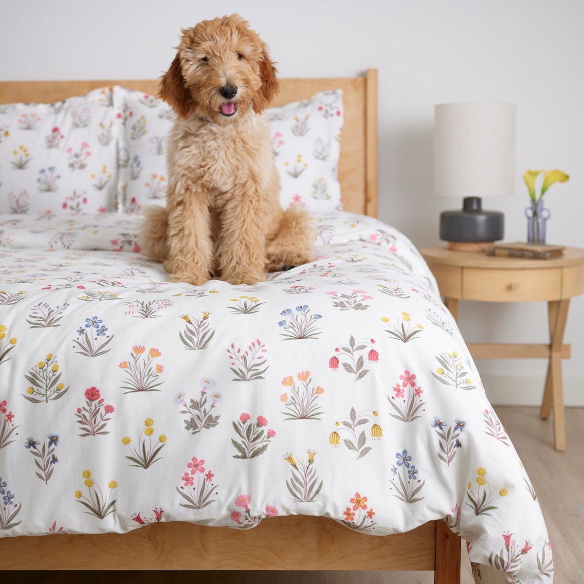 Petit Fleur Brushed Cotton Duvet Cover Set