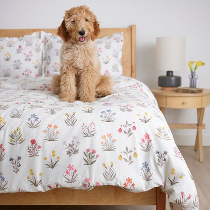 Petit Fleur Brushed Cotton Duvet Cover Set
