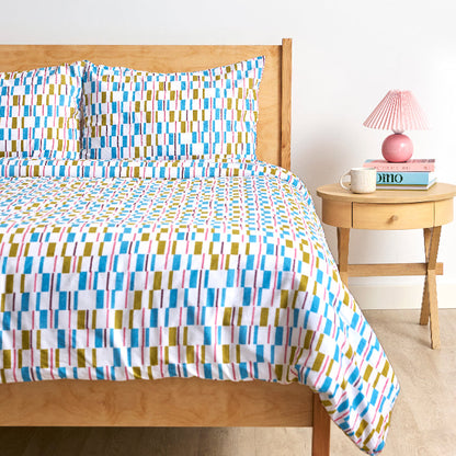 Syncopate Brushed Cotton Duvet Cover Set