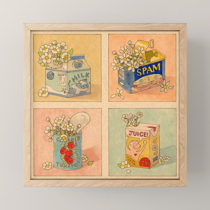 Groceries Mini Art Print Gallery Image 1