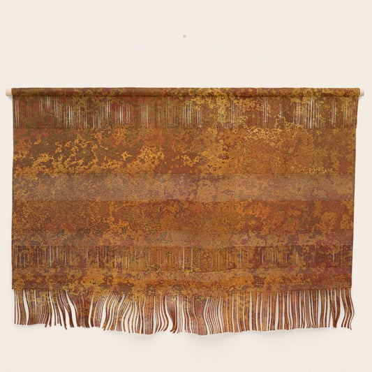 Vintage Copper Rust, Minimalist Art Wall Hanging Gallery Image 2