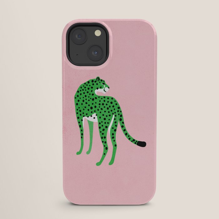 The Stare 2: Tropical Green Cheetah Edition iPhone Case Gallery Image 25