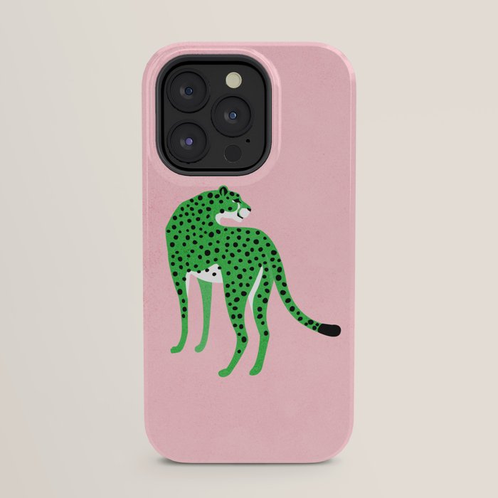 The Stare 2: Tropical Green Cheetah Edition iPhone Case Gallery Image 31
