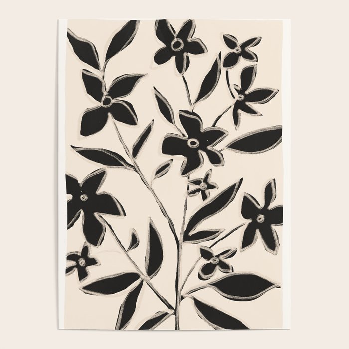 Abstract Minimal Flowers 16 Poster Gallery Image 2