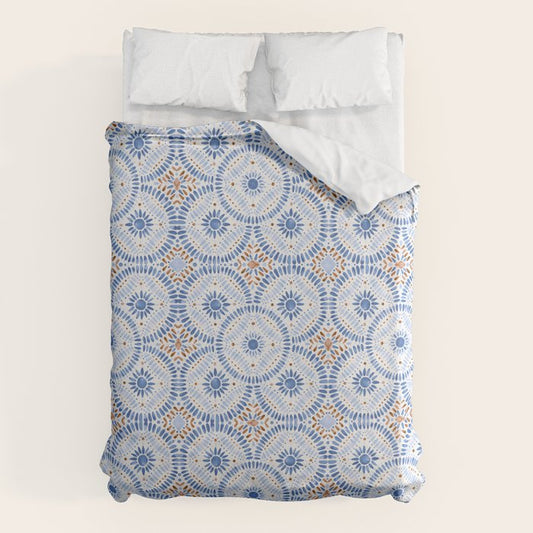 Boho Tiles Mandala Duvet Cover Gallery Image 1