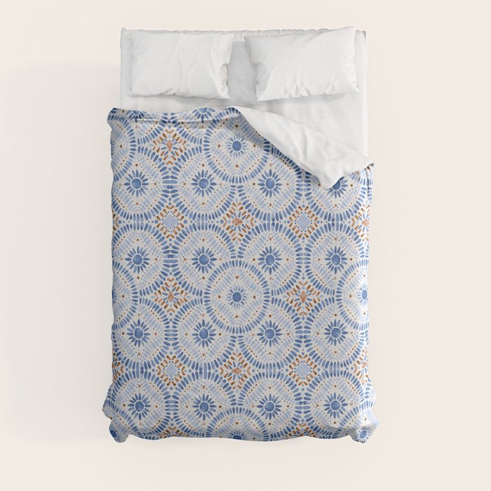 Boho Tiles Mandala Duvet Cover Gallery Image 3
