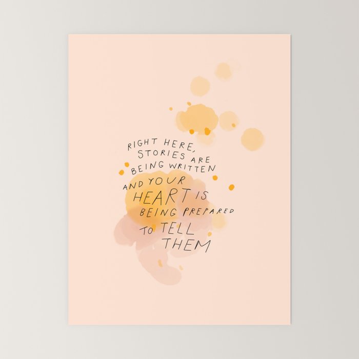 "Right Here, Stories Are Being Written" Mini Art Print Gallery Image 6