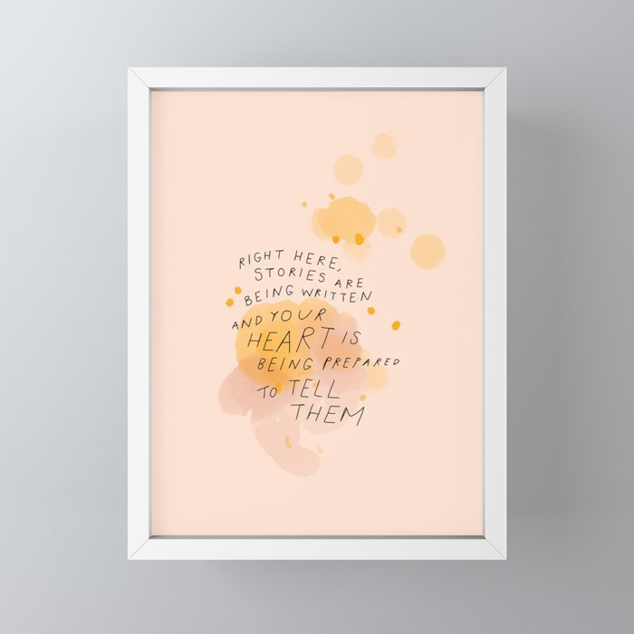 "Right Here, Stories Are Being Written" Mini Art Print Gallery Image 4