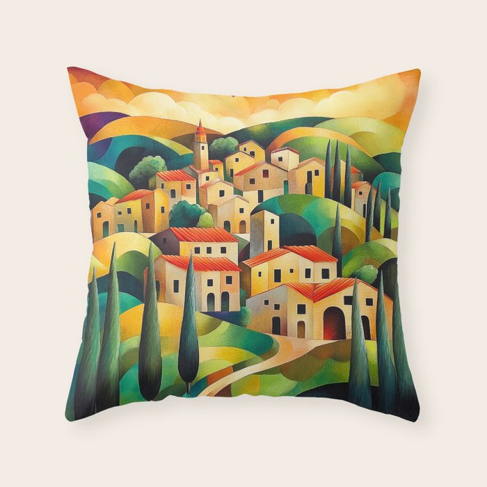 Eternal Tuscany Throw Pillow Gallery Image 5