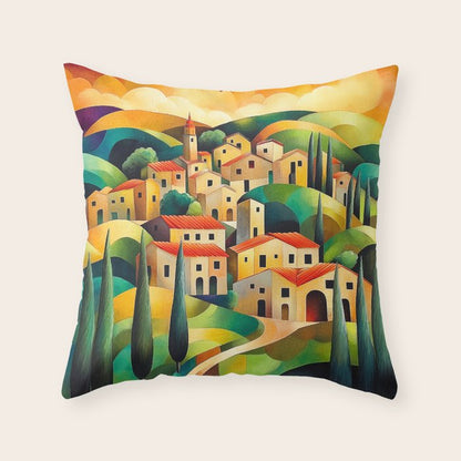 Eternal Tuscany Throw Pillow Gallery Image 2