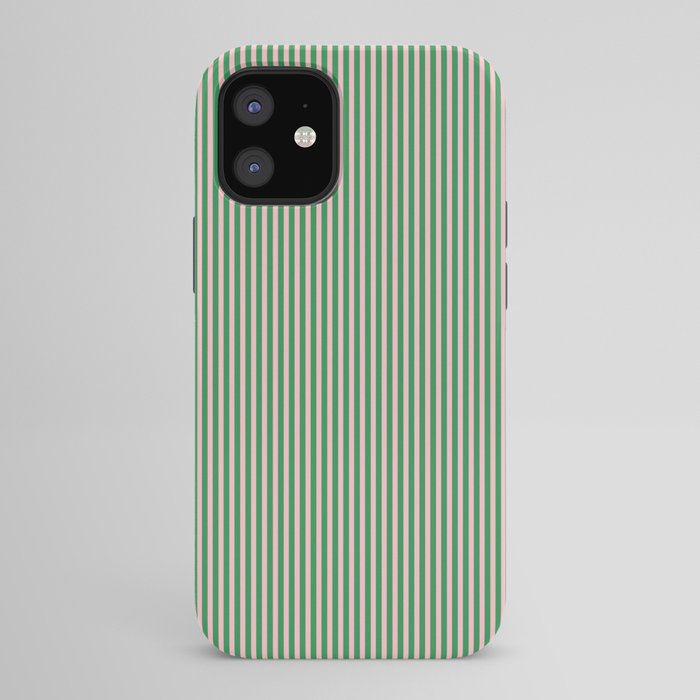 Narrow Stripes Green and Pink Vertical Pattern iPhone Case Gallery Image 42