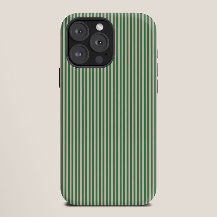 Narrow Stripes Green and Pink Vertical Pattern iPhone Case Gallery Image 12