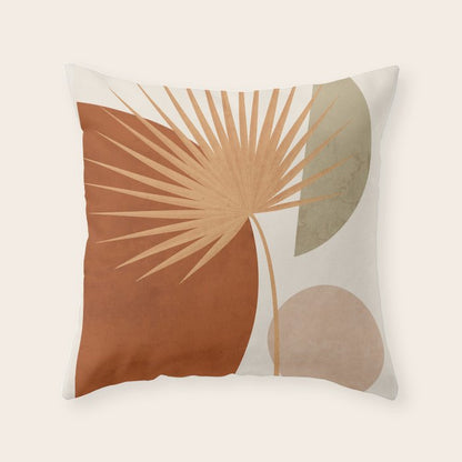 Tropical Leaf- Abstract Art 14 Throw Pillow Gallery Image 5